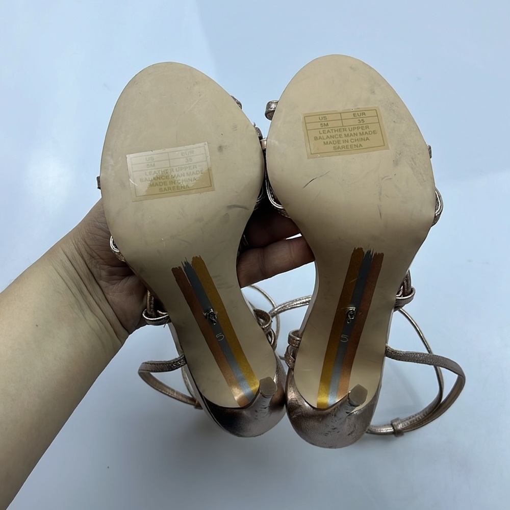 Sam Edelman Sareena Heeled Sandals - Size 5 - N185-9 - Picture 5 of 7